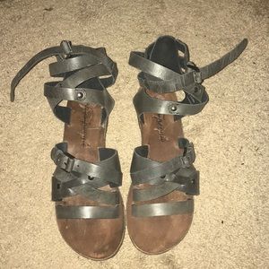 Free people leather sandals